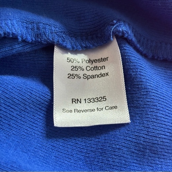 Outlaw Royal Blue Crop Top Size M - Picture 8 of 8